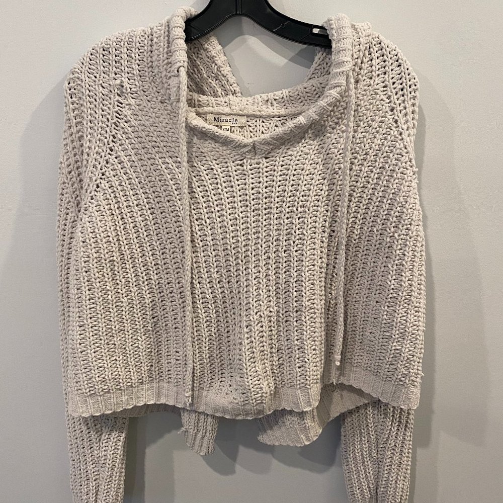 Soft Knit Hoodie Size: S/M